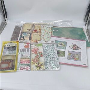 Lot of Teresa Collins Scrapbooking Craft with Assorted Designs